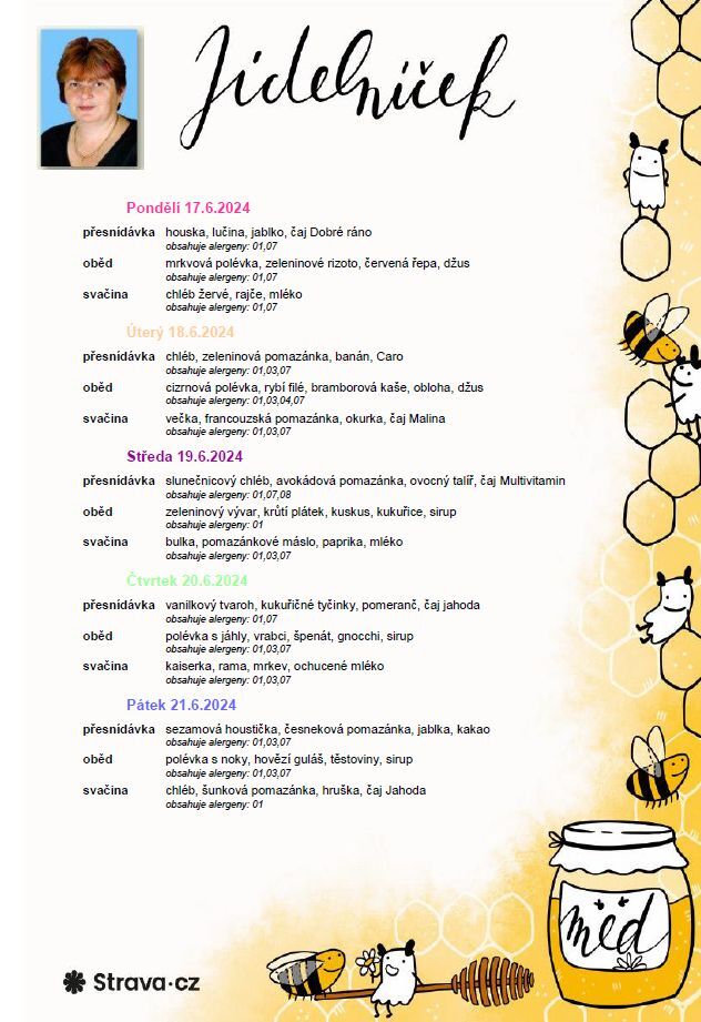 	Jídelníček 17.6.-21.6.2024