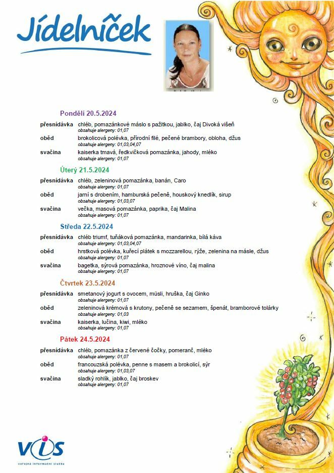 Jídelníček 20.5.-24.5.2024