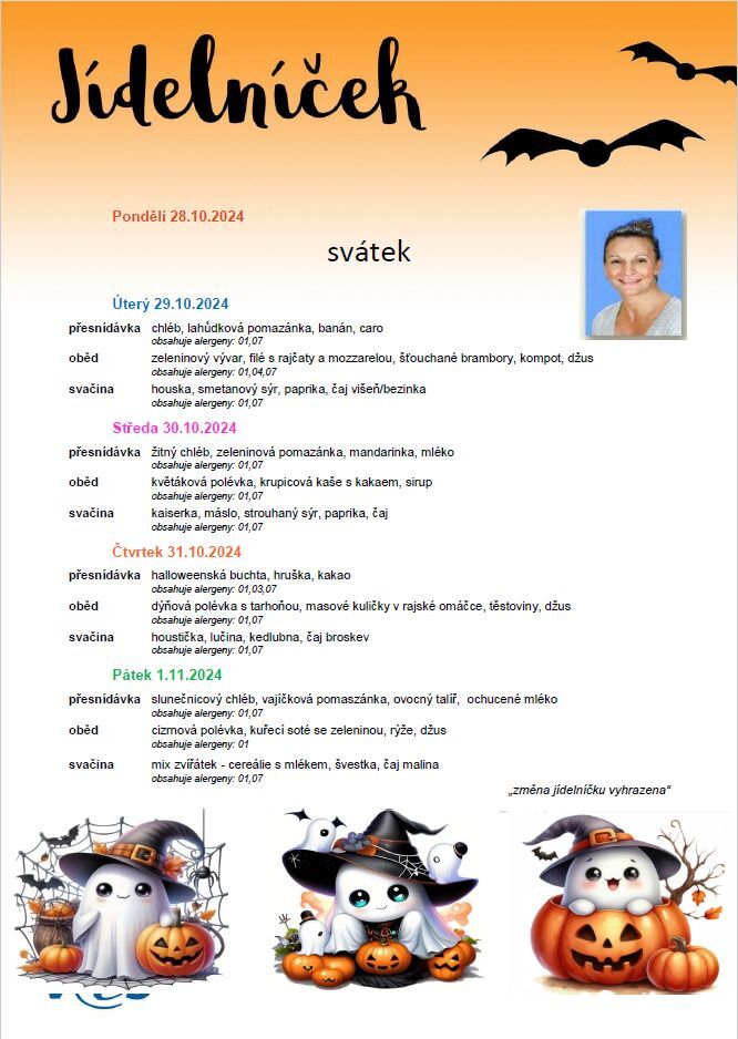 Jídelníček 28.10.-1.11.2024