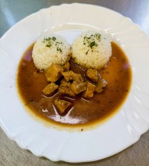 Oběd 26.02.2026 vepřové na kmíně s rýží