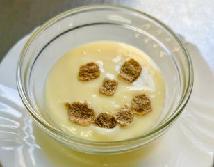 Puding s pohankovými lupínky